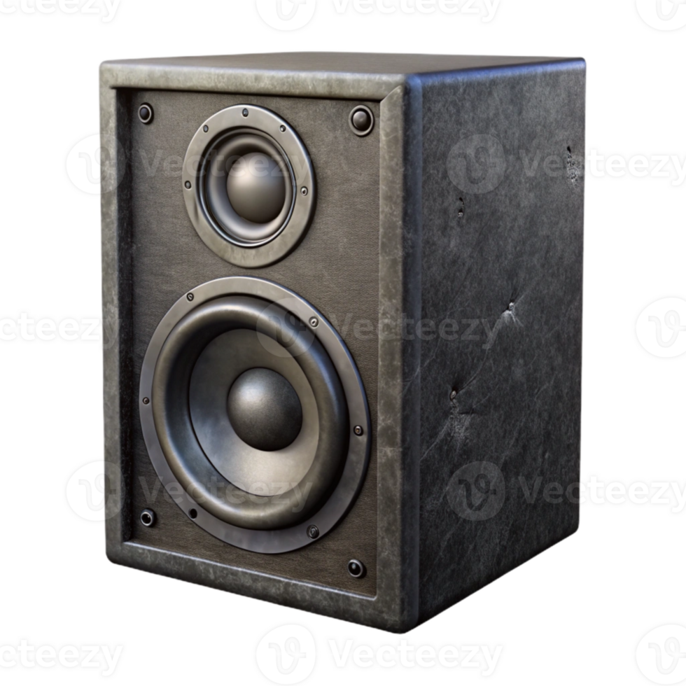 extraordinary abstract Speaker System Black Finish Cutout Transparent Background high quality png