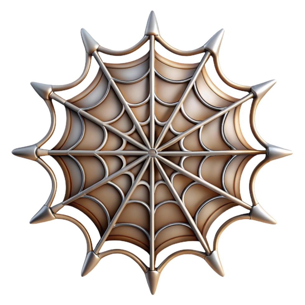 extraordinary rustic Spider Web Intricate Design Transparent Isolated authentic png