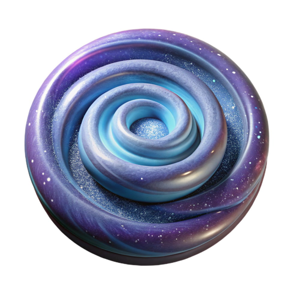 magnificent classic Spiral Galaxy Swirling Arms Transparent Background original png