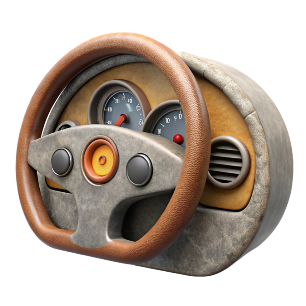 elegant rustic Sports Car Dashboard Cutout high resolution png