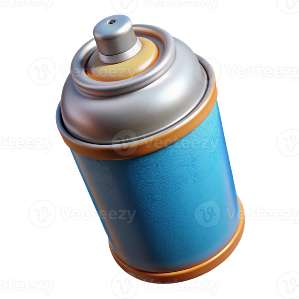 beautiful artistic Spray Paint Can Cutout detailed png
