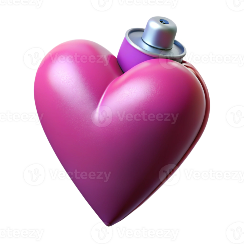 magnificent creative Spray Paint Heart Graffiti Isolated File png