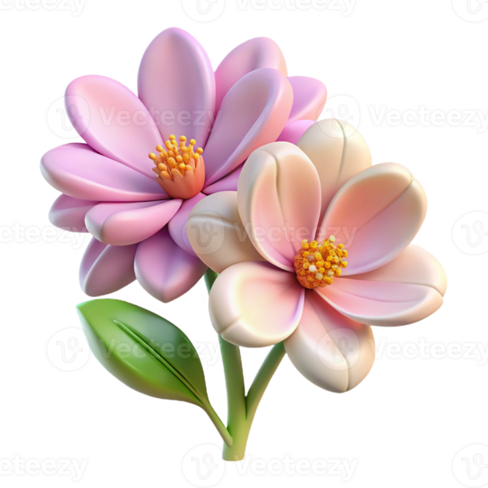 extraordinary modern Spring Flowers Blooming Transparent Background original png