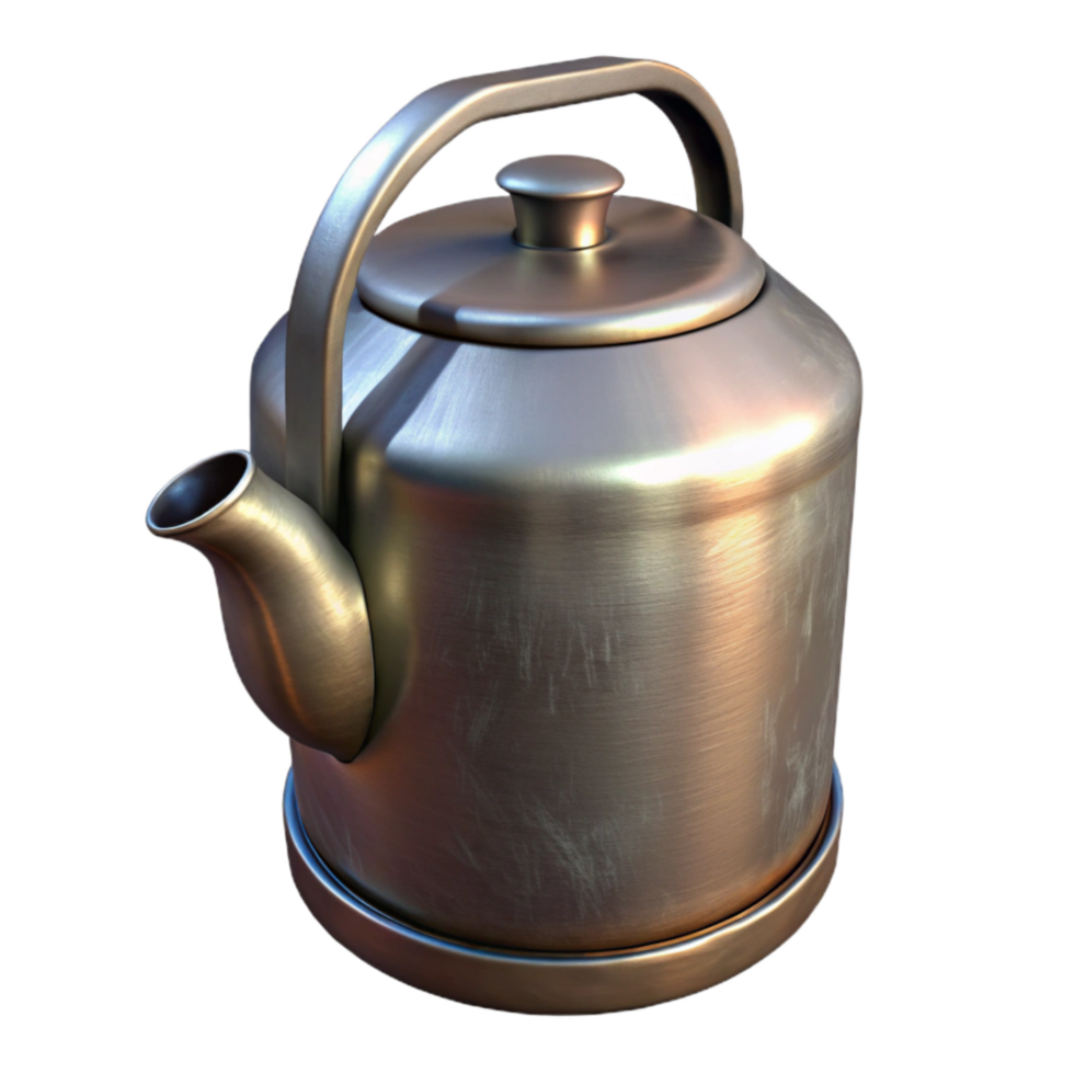 dramatic abstract Stainless Steel Brewing Kettle Transparent Background detailed png