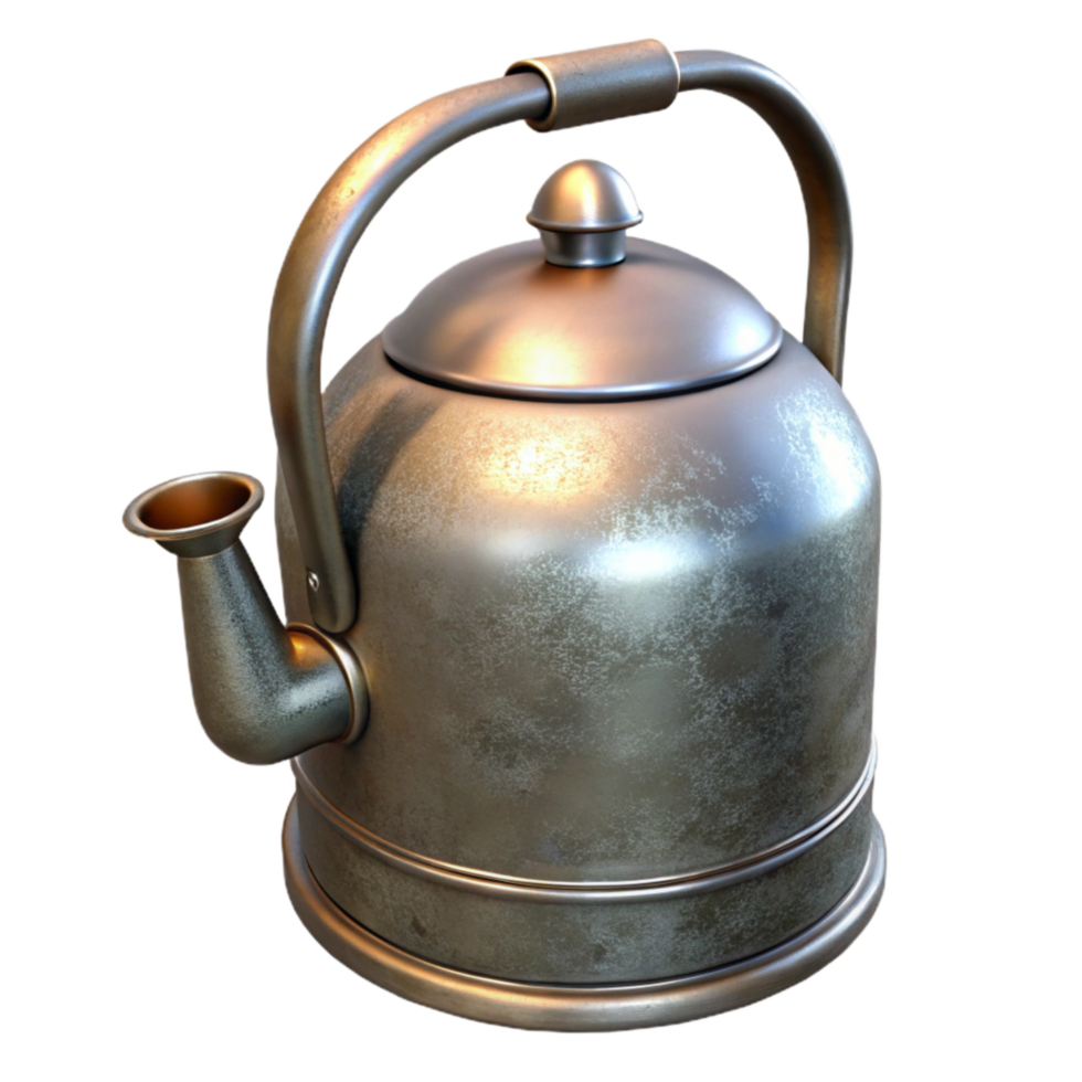 dramatic traditional Stainless Steel Brewing Kettle Transparent Background authentic png