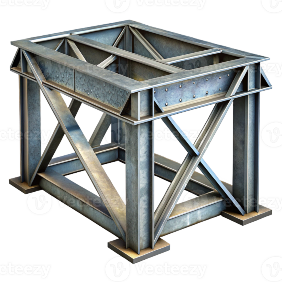 magnificent rustic Steel Beam Structure Industrial Design Cutout genuine png