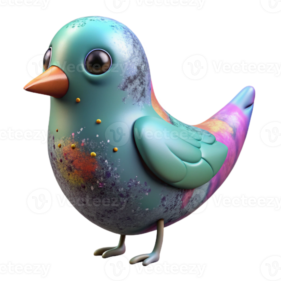 magnificent creative Stencilled Bird Graffiti Isolated authentic png