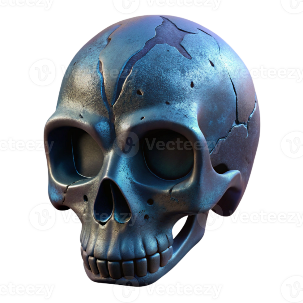 beautiful artistic Stencilled Skull Graffiti Cutout Dark Theme authentic png