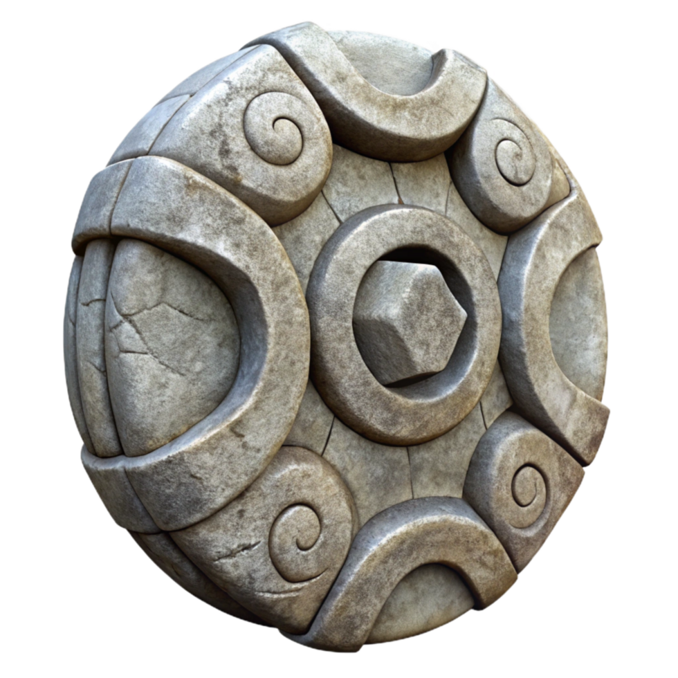 impressive modern Stone Carving Weathered Look Cutout detailed png