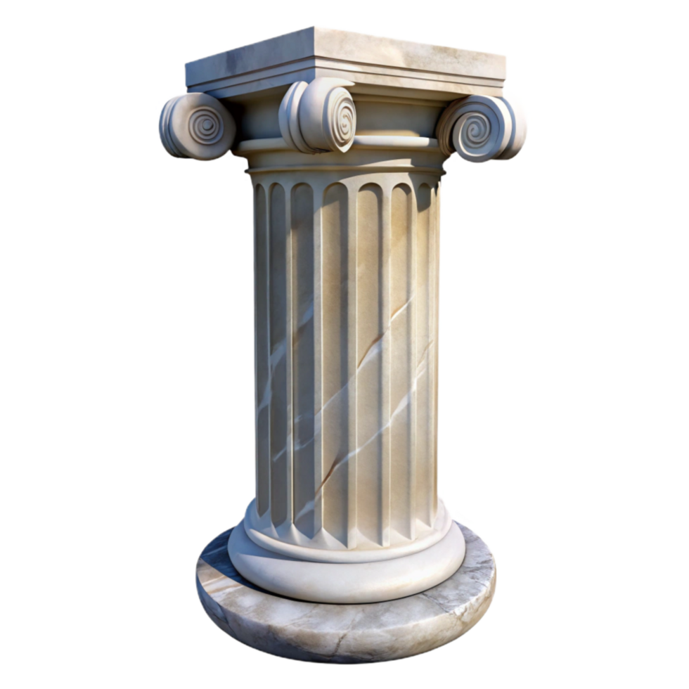 wonderful minimalist Stone Column Classical Architecture Transparent detailed png