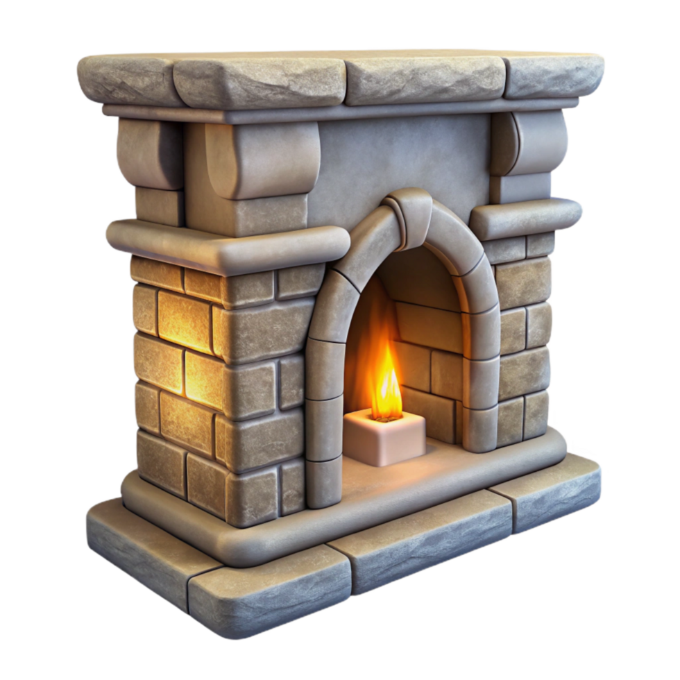 wonderful creative Stone Fireplace Mantel Detail Cutout authentic png