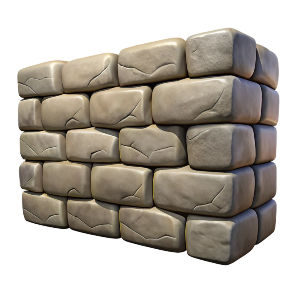 magnificent traditional Stone Wall Texture Isolated png