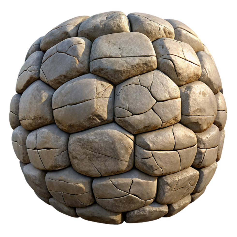 vibrant artistic Stone Wall Texture Closeup Isolated with Rough Surface detailed png