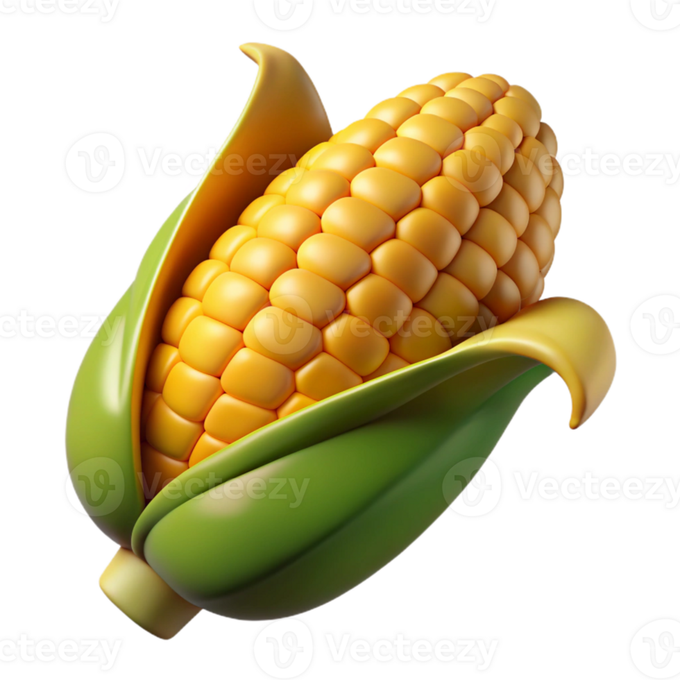 dramatic classic Street Corn on the Cob Grilled Kernels Cutout Element high quality png