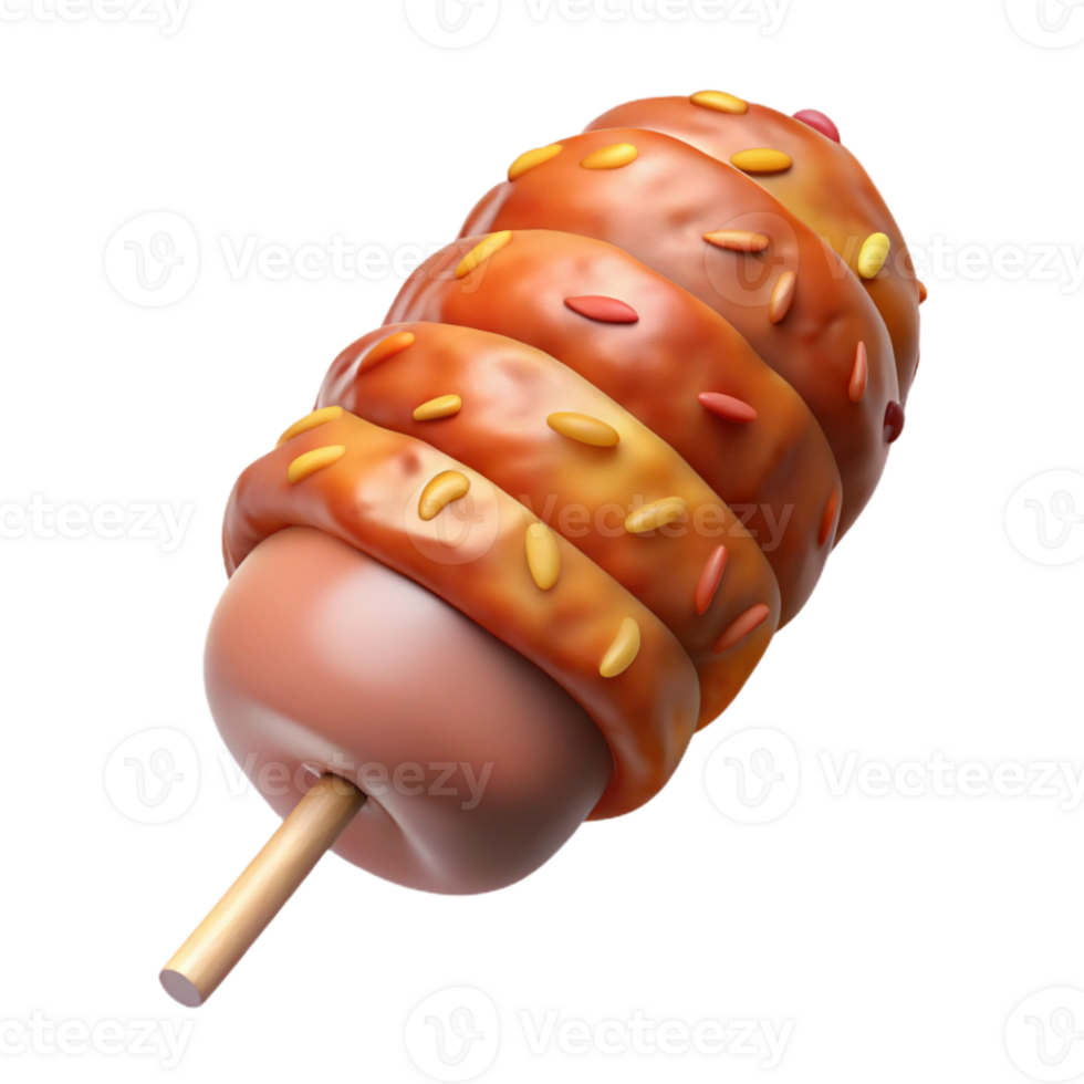 magnificent traditional Street Food Kebab Close Up Transparent Background png