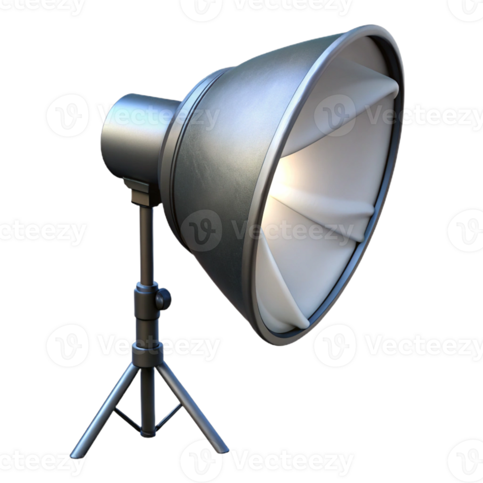 impressive vintage Studio Lighting Softbox Diffused Light White Color Cutout authentic png