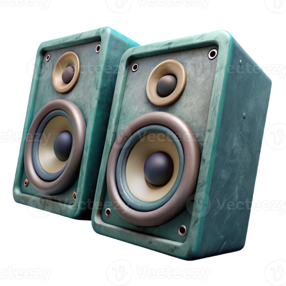 wonderful abstract Studio Monitors Angled Perspective Transparent Background authentic png