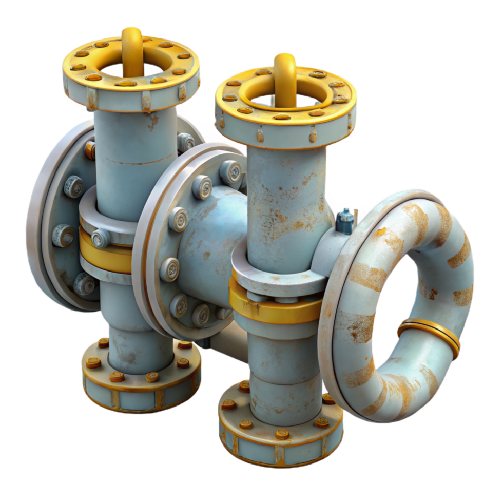magnificent modern Subsea Pipeline Manifold Detailed Render Cutout genuine png