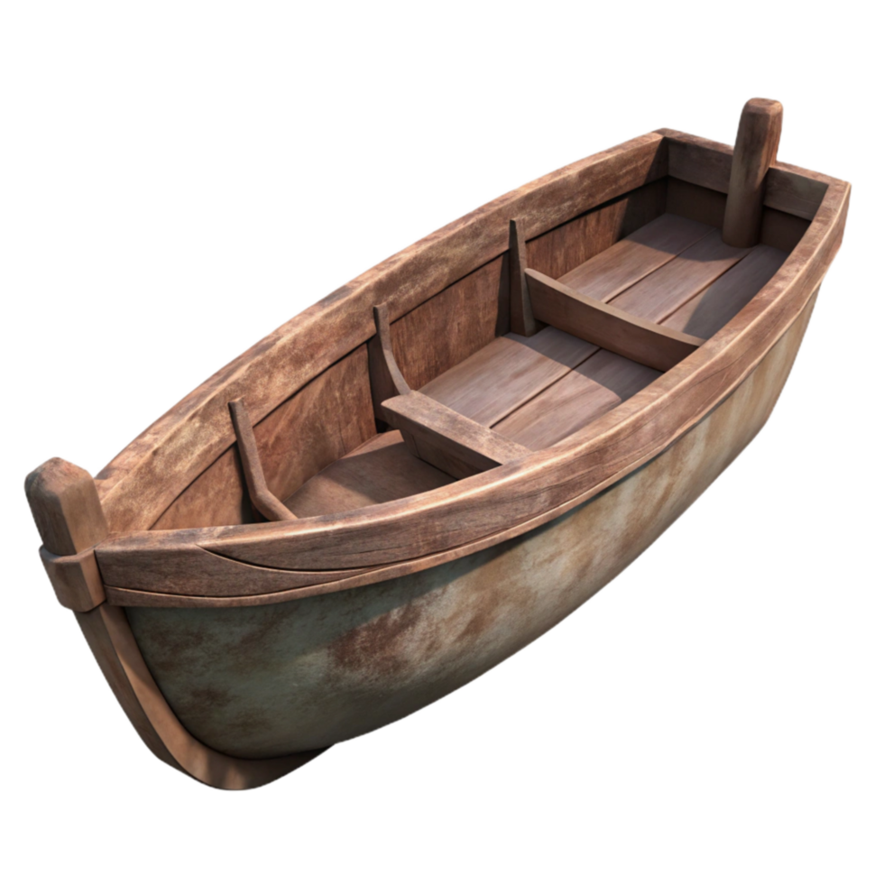 wonderful creative Subterranean River Boat Silhouette Isolated professional png