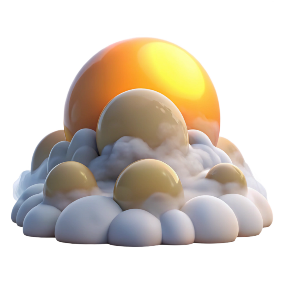 stunning classic Sunrise Photography Scene with Fog Transparent Background png