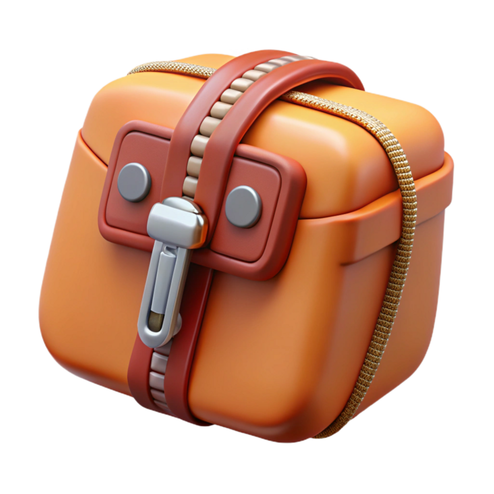 impressive minimalist Survival Kit Zipper Closure Close Up Cutout premium png