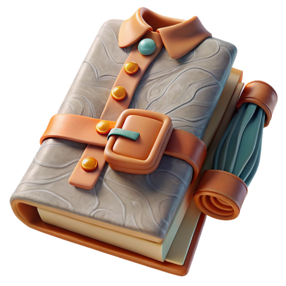 impressive abstract Sustainable Fashion Design Sketchbook Isolated premium png