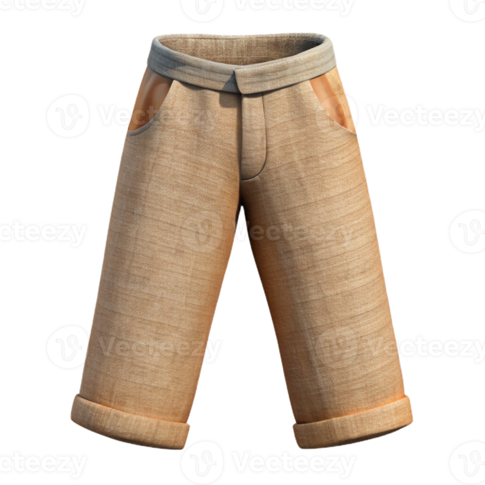impressive creative Sustainable Linen Pants Flat Lay Cutout original png