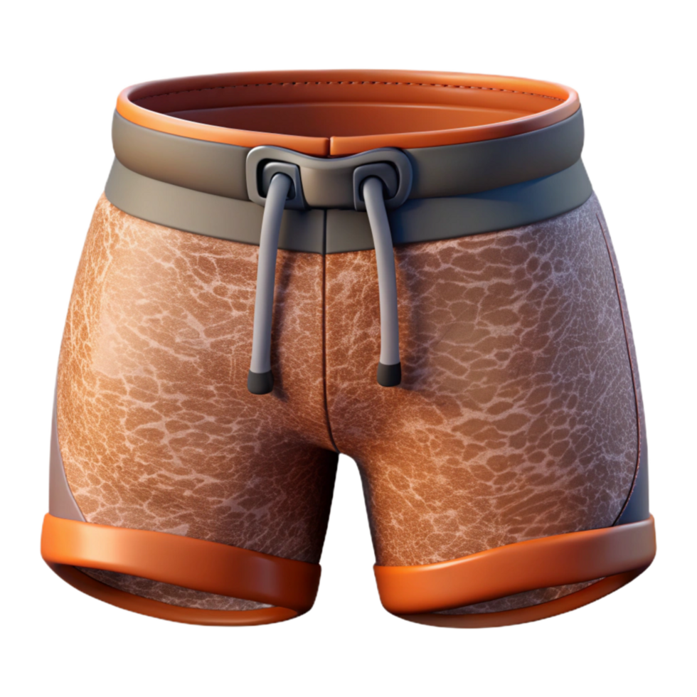 serene traditional Swim Trunks Mesh Lining Inner View Cutout premium png