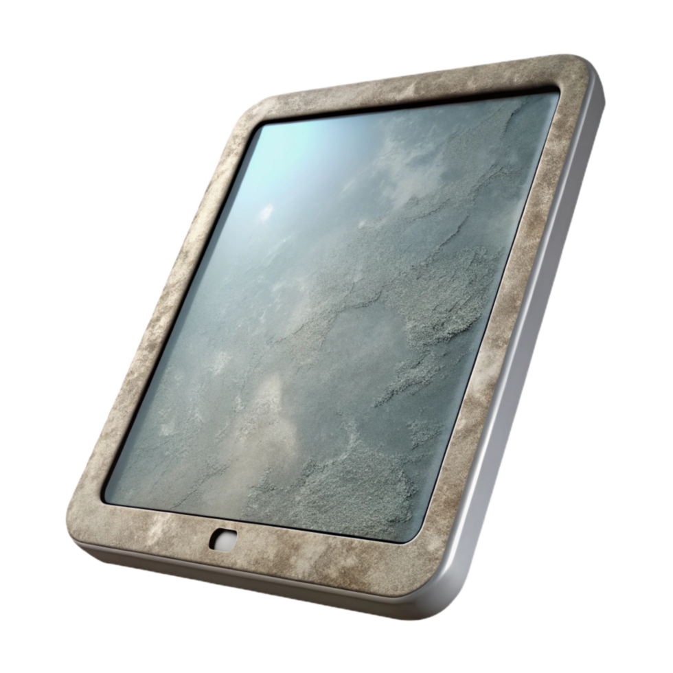 stunning minimalist Tablet Side View Transparent Background genuine png