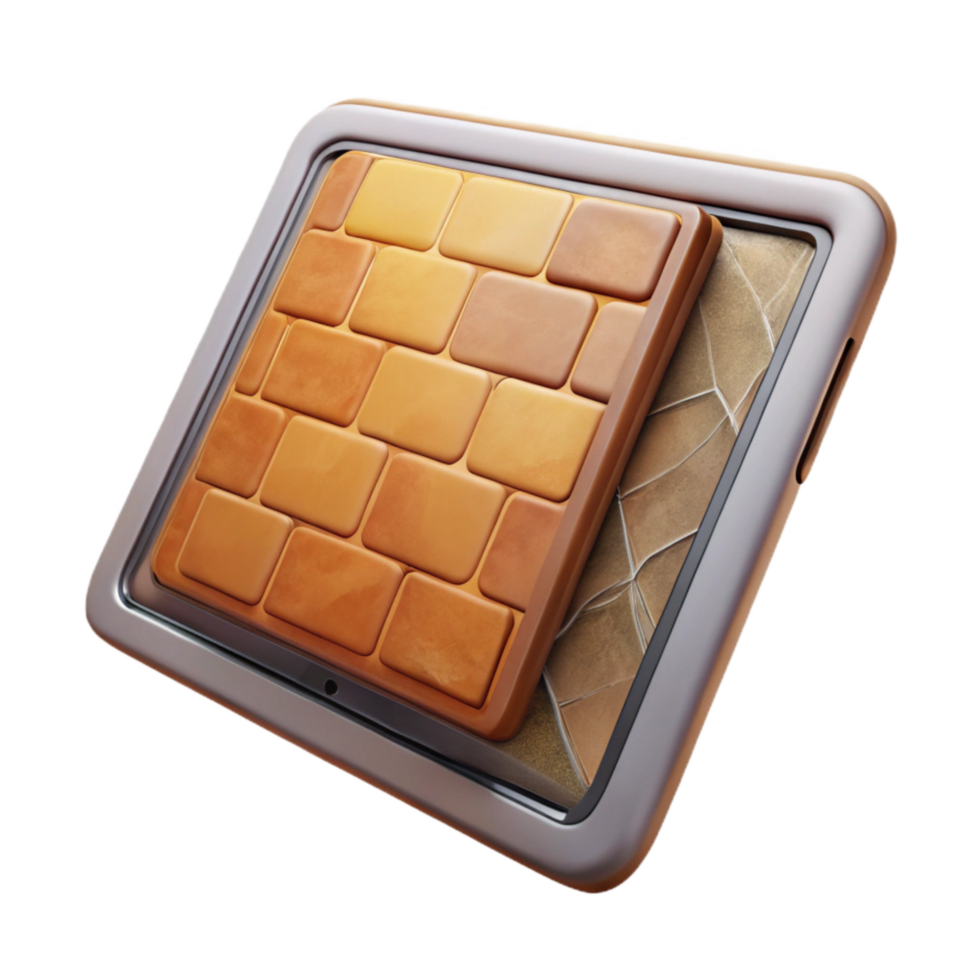 elegant contemporary Tablet with Keyboard Case Isolated Cutout original png