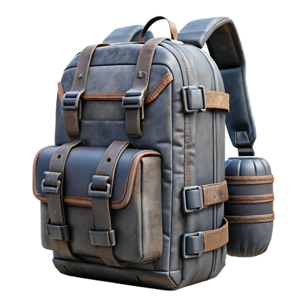 magnificent creative Tactical Backpack Black Isolated original png