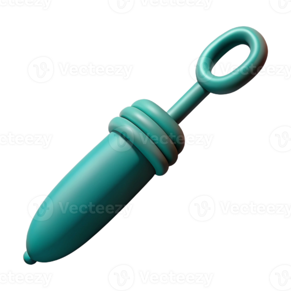extraordinary modern Teal Crochet Hook Side View Isolated Cutout high resolution png