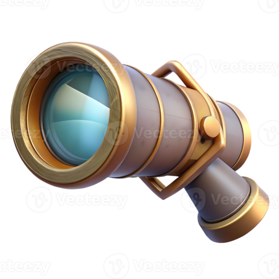 impressive contemporary Telescope Lens Close Up View Transparent Element genuine png