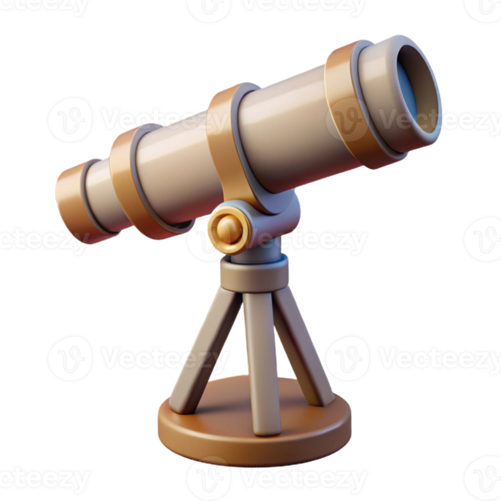serene traditional Telescope Mount with Controls Transparent Background Isolated Element genuine png