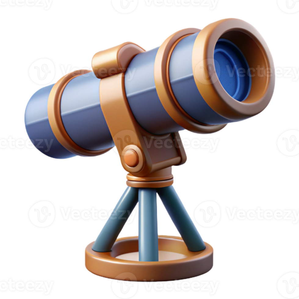 beautiful rustic Telescope Observation Lens Detailed View Cutout high quality png