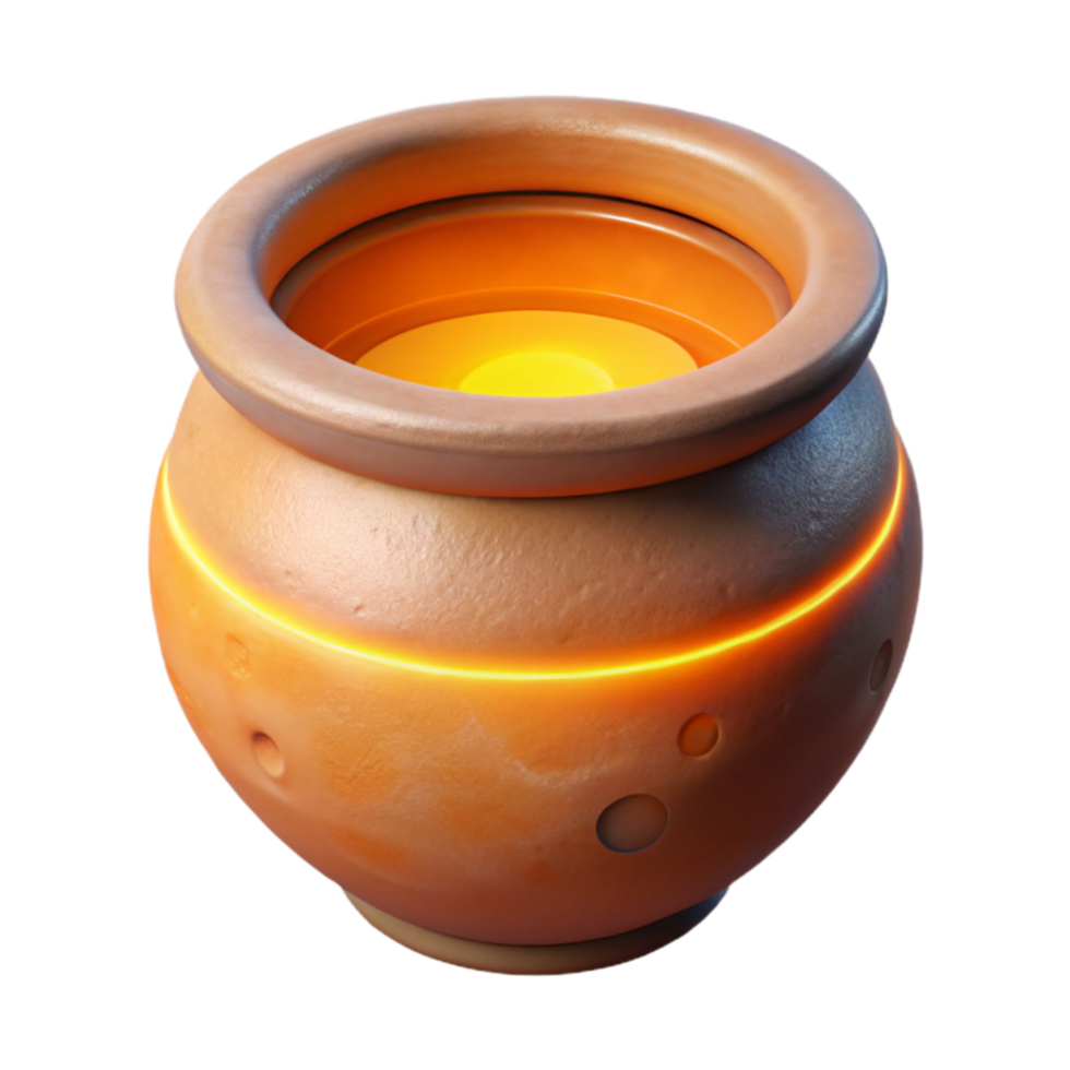 wonderful abstract Terracotta Pot Warm Lighting Isolated Element png