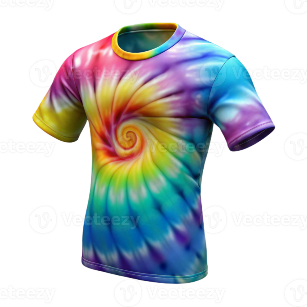 impressive minimalist Tie Dye Shirt Swirl Pattern Cutout Transparent Background genuine png