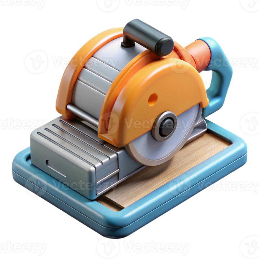 magnificent creative Tile Cutter Electric Isolated on Transparent Background authentic png