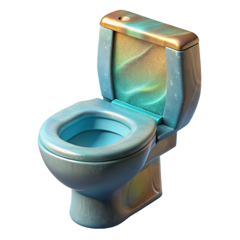 dramatic abstract Toilet Modern Design Transparent Background original png
