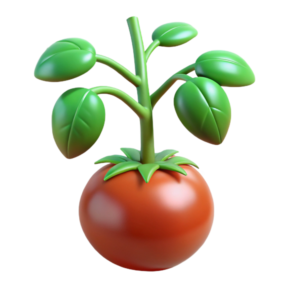 beautiful contemporary Tomato Plant Green Leaves Cutout exclusive png