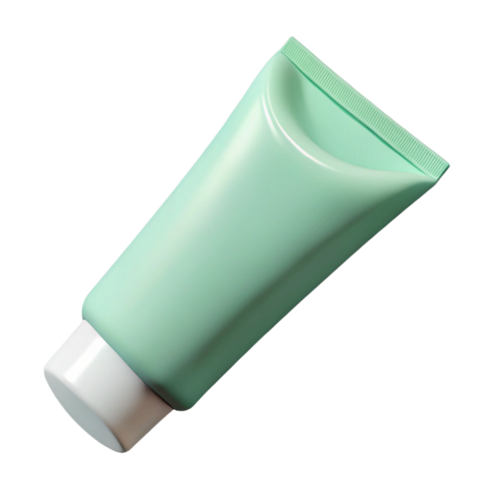 serene rustic Toothpaste Tube White Minty Isolated on Transparent Background genuine png