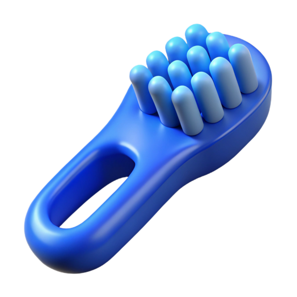 beautiful abstract Toothbrush Blue Plastic Cutout Element genuine png