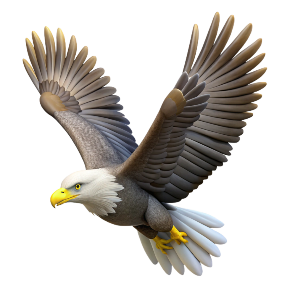 magnificent contemporary Top View Soaring Eagle Transparent Background authentic png