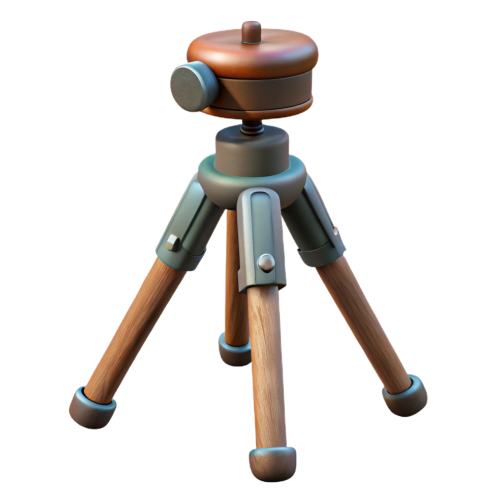 extraordinary rustic Tripod with Adjustable Legs Cutout authentic png