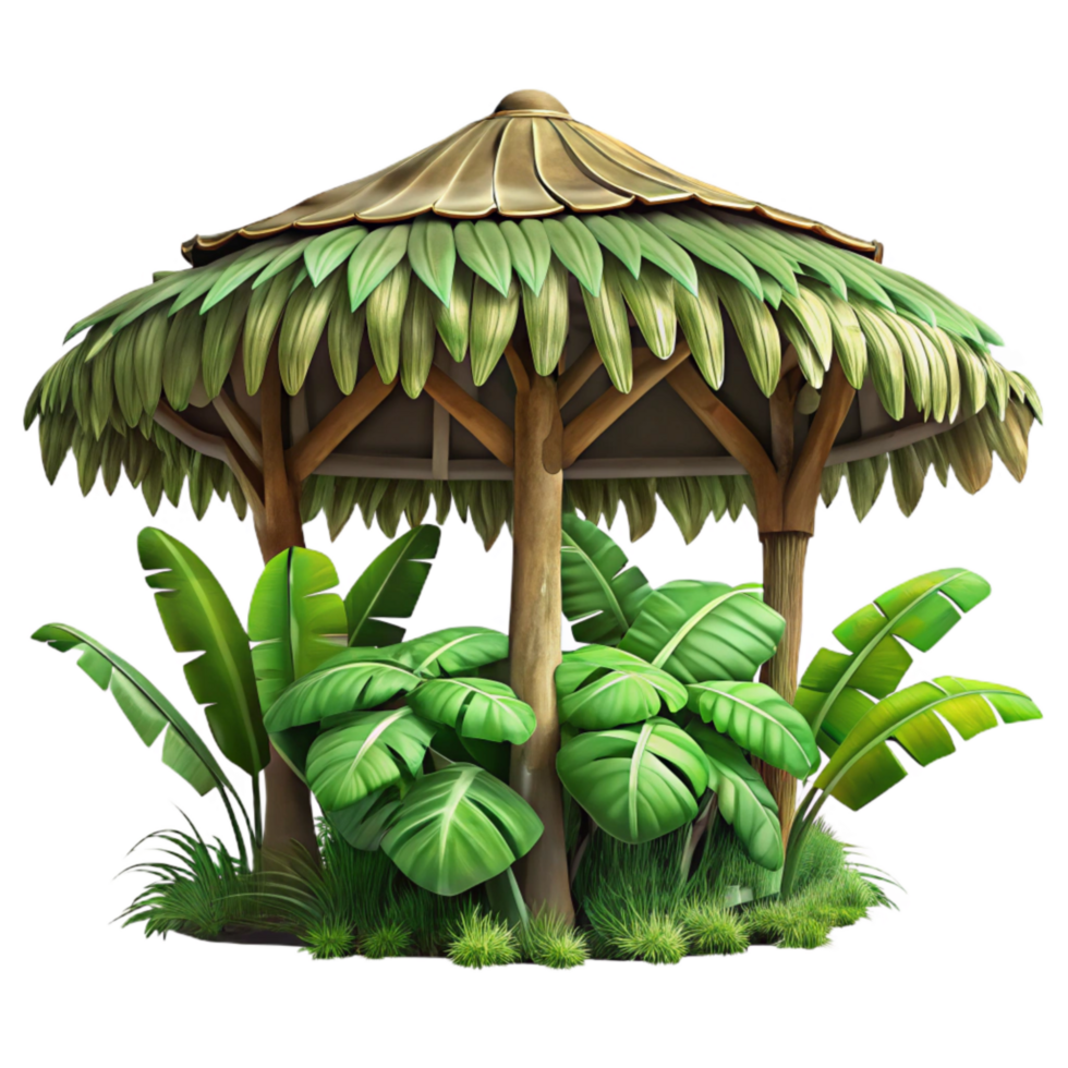 dramatic traditional Tropical Rainforest Canopy Isolated genuine png