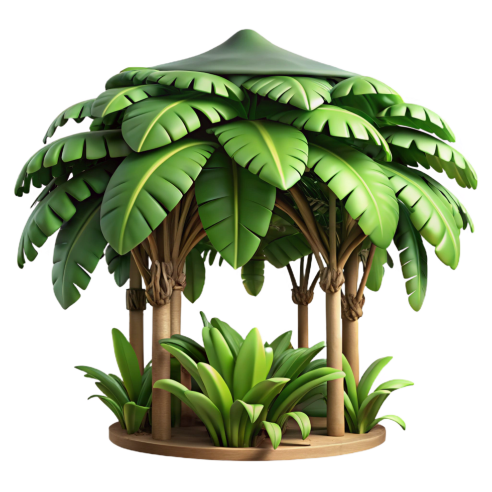 dramatic creative Tropical Rainforest Canopy Transparent Cutout genuine png