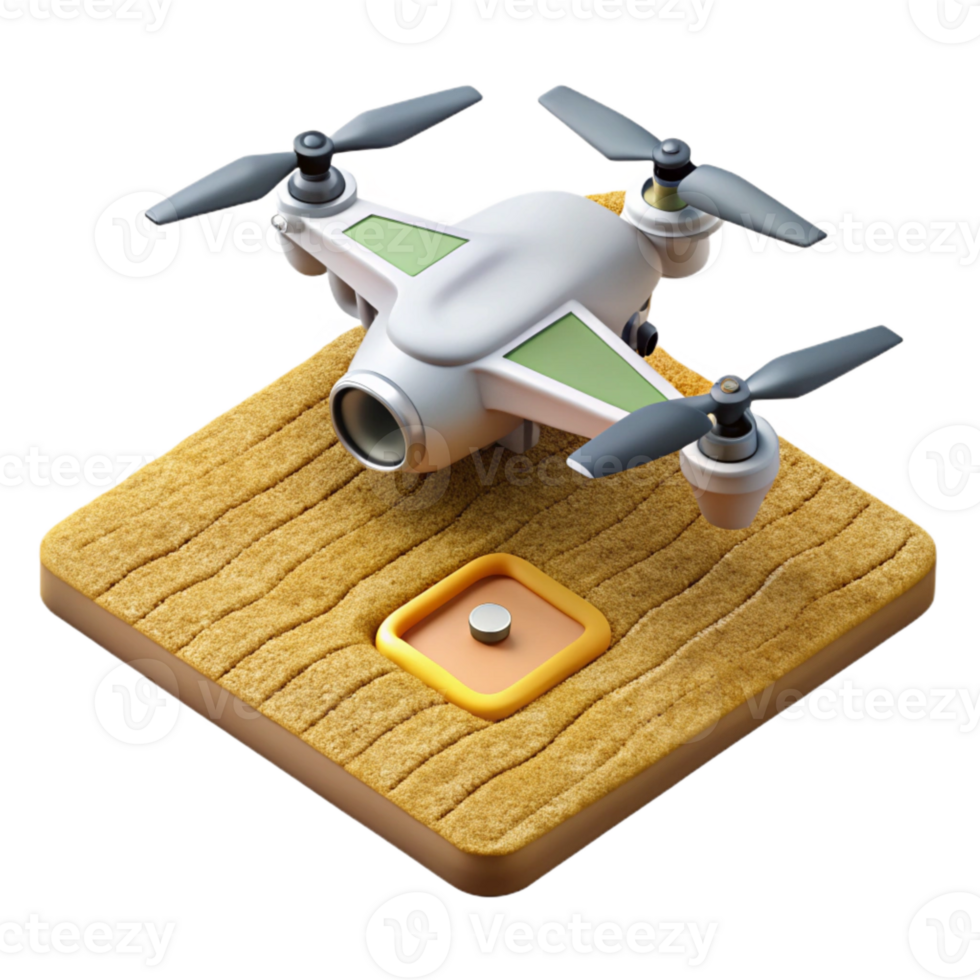 serene abstract Uav Surveying Agricultural Field Top Down View exclusive png