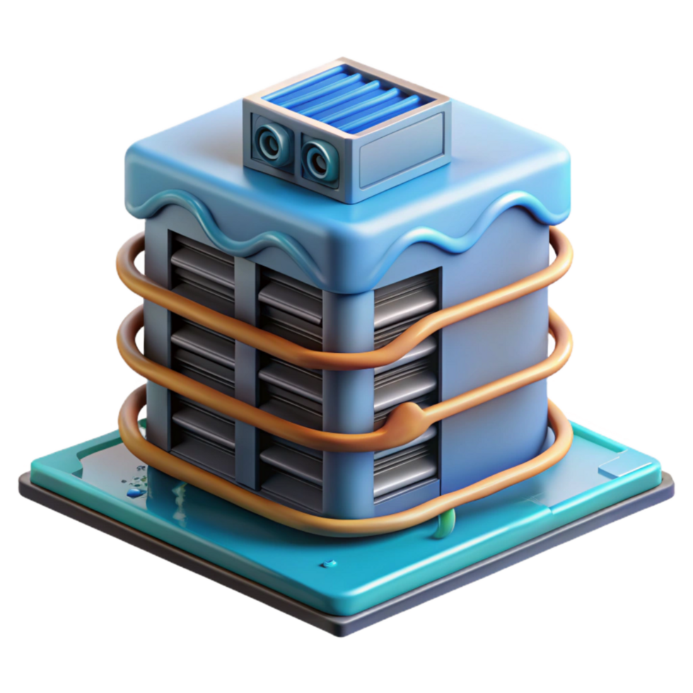 impressive contemporary Underwater Data Center Server Rack Cutout Element png