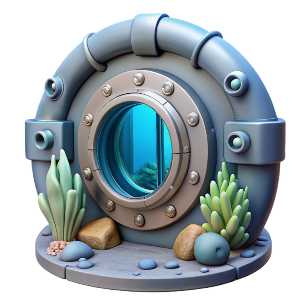 wonderful classic Underwater Habitat Entrance Airlock Cutout premium png