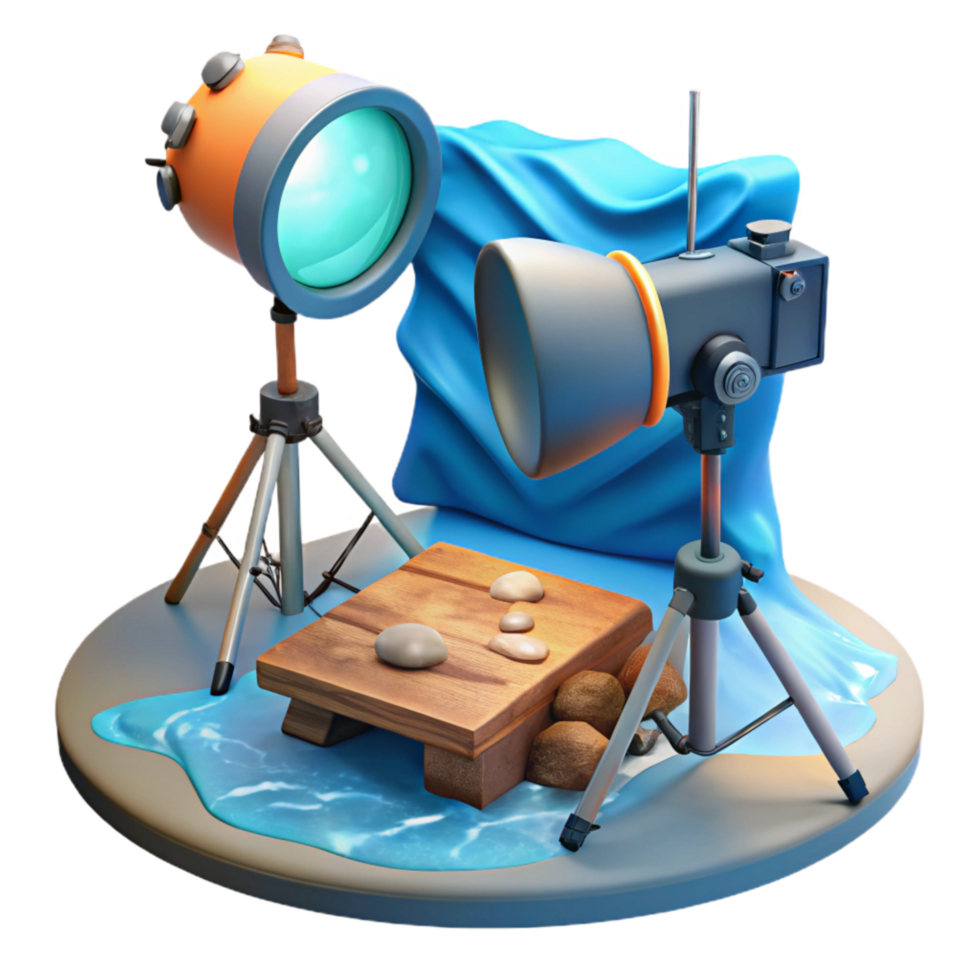 wonderful artistic Underwater Photography Lighting Setup Transparent Background original png